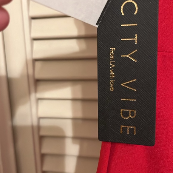 NWT red party dress. Size 1. - Picture 4 of 4